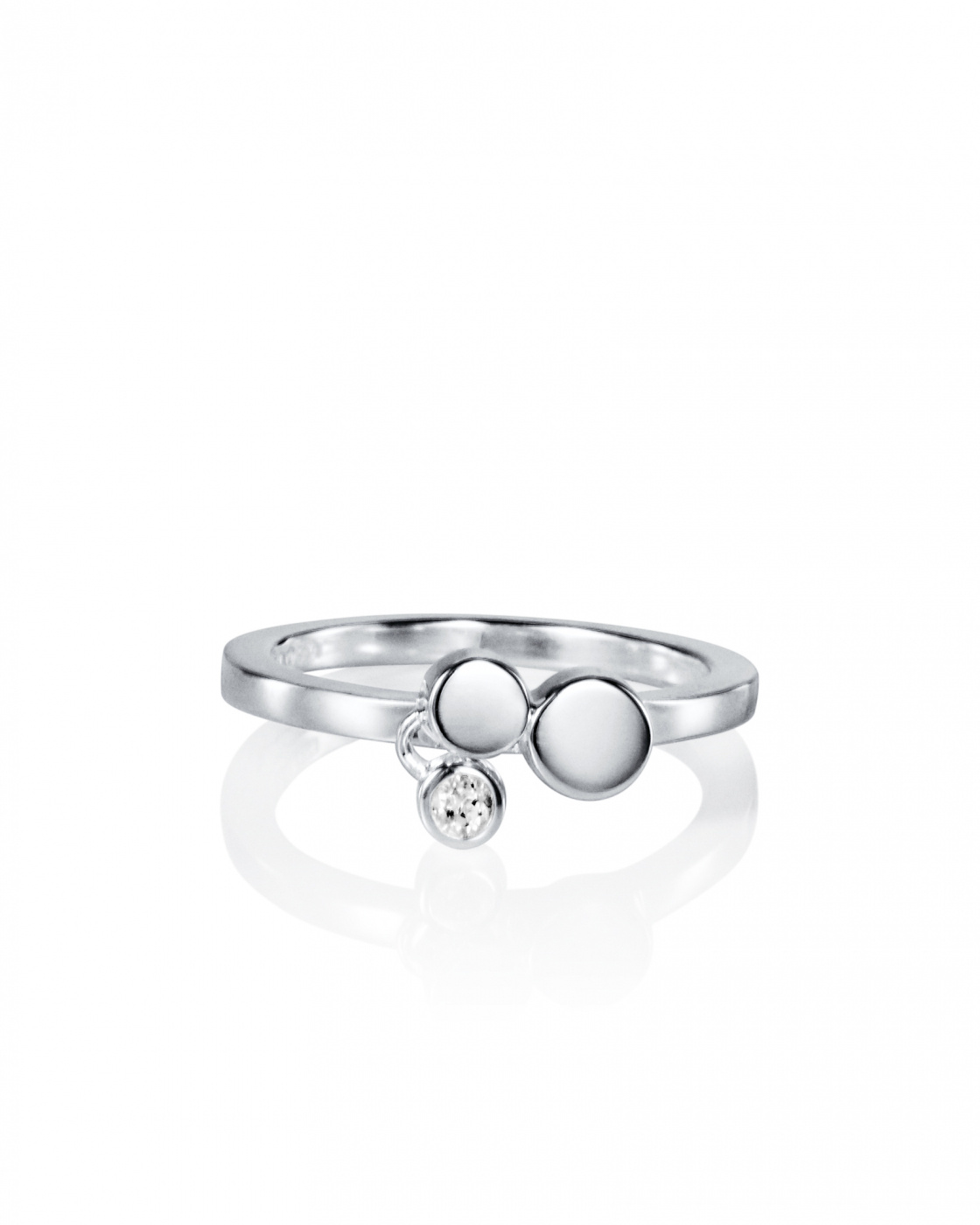 Little Champagne Ring Silver