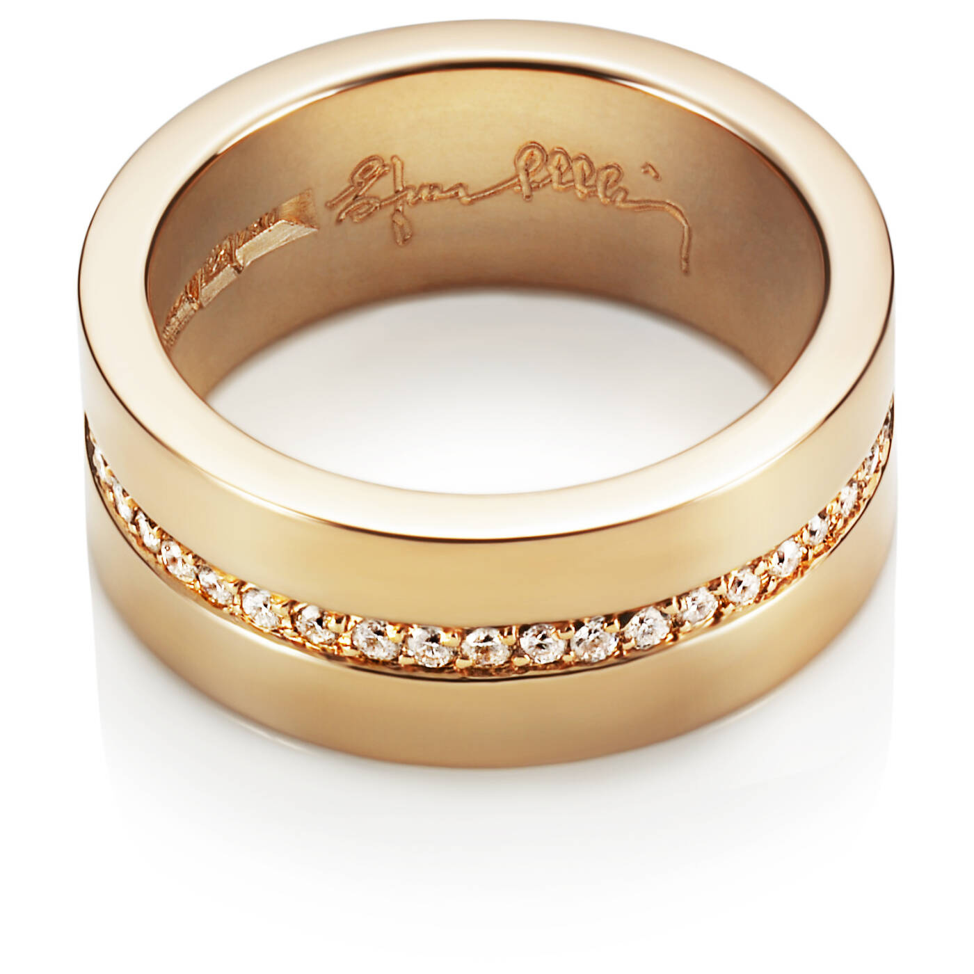 Wide & Stars Ring Guld