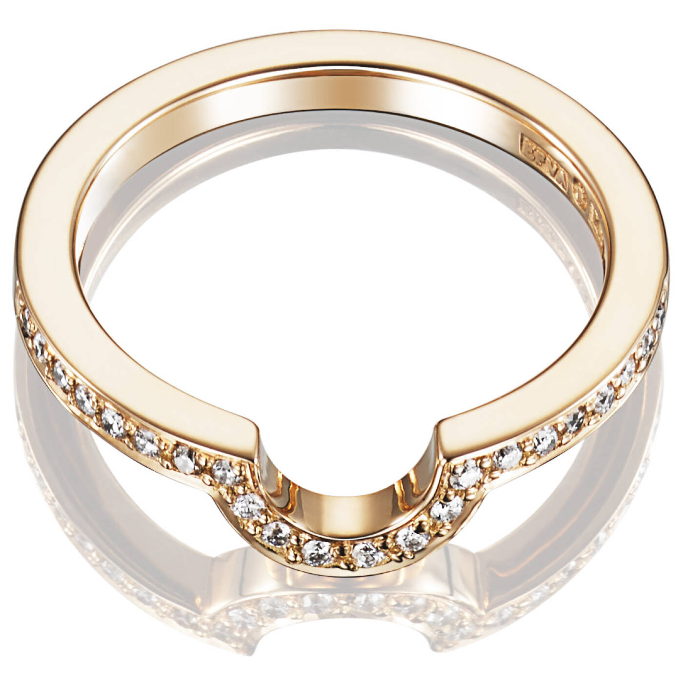 You & Me Threesome Ring Guld