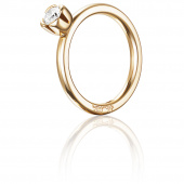 Love Bead Wedding 0.30 ct diamant Ring Guld