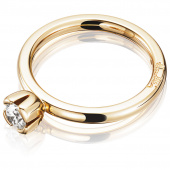 Love Bead Wedding 0.30 ct diamant Ring Guld