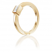 Deco Wedding Ring Guld