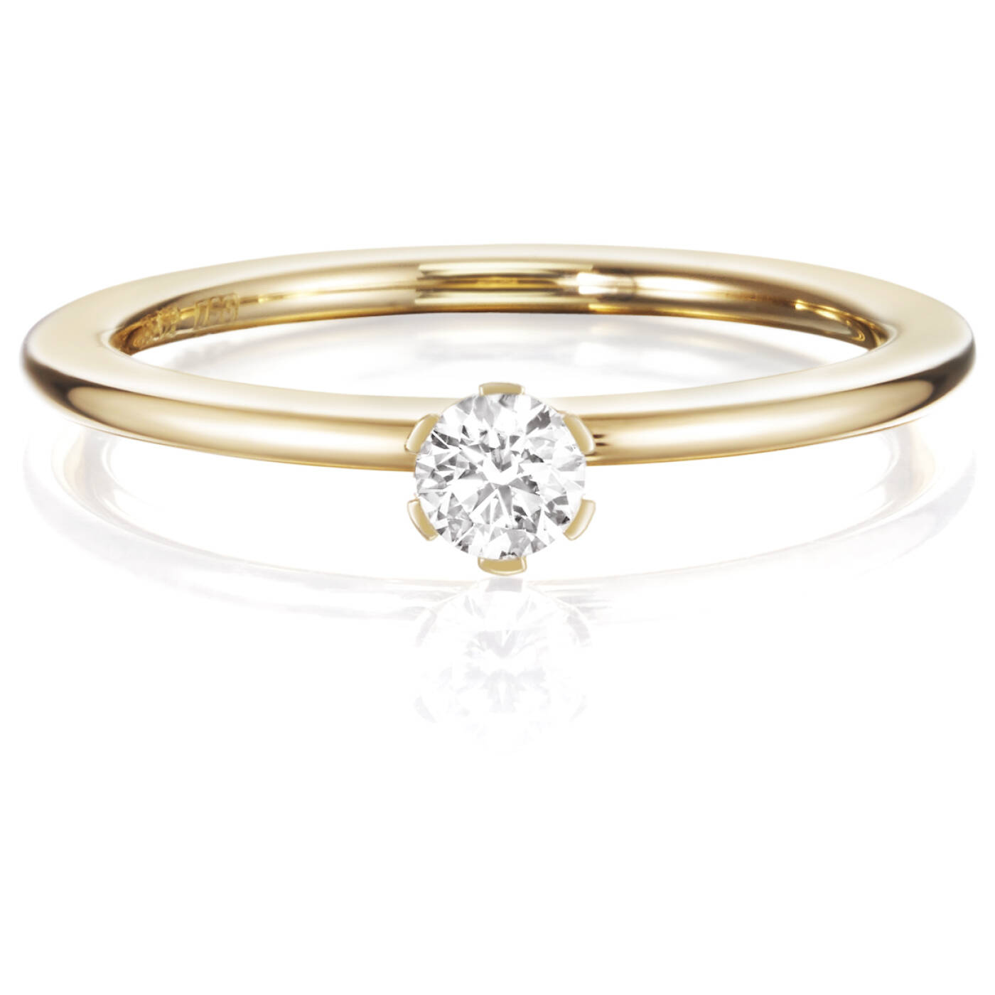 High On Love 0.19 ct diamant Ring Guld