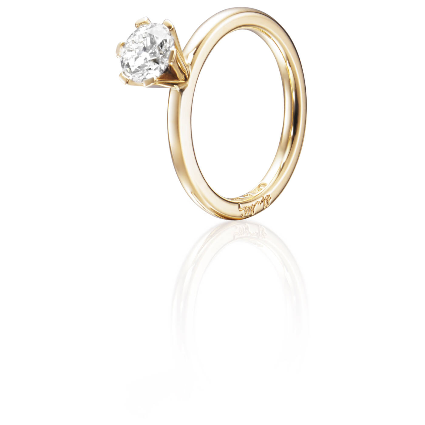 High On Love 1.0 ct diamant Ring Guld
