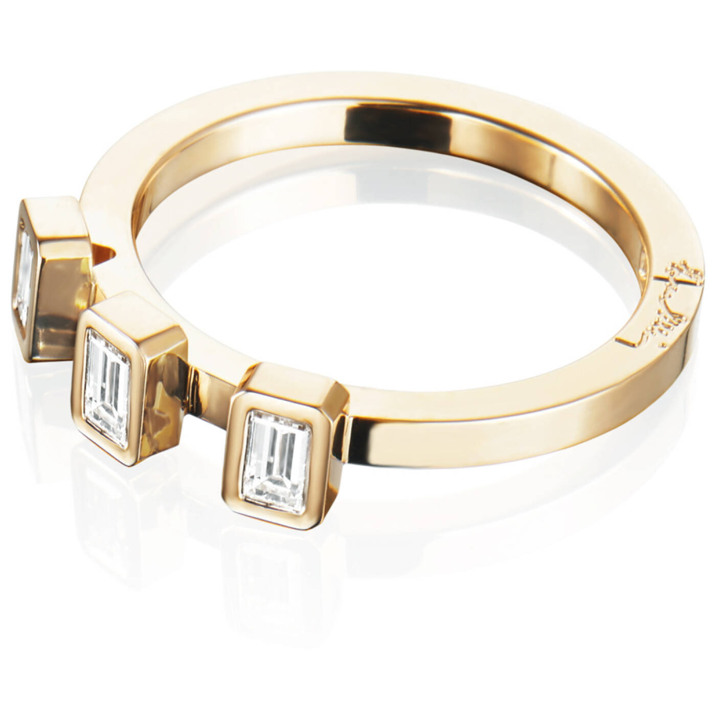 Baguette Wedding 0.30 ct diamant Ring Guld