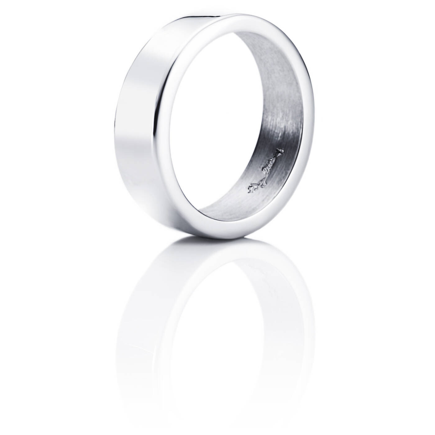 Irregular Ring Vitguld