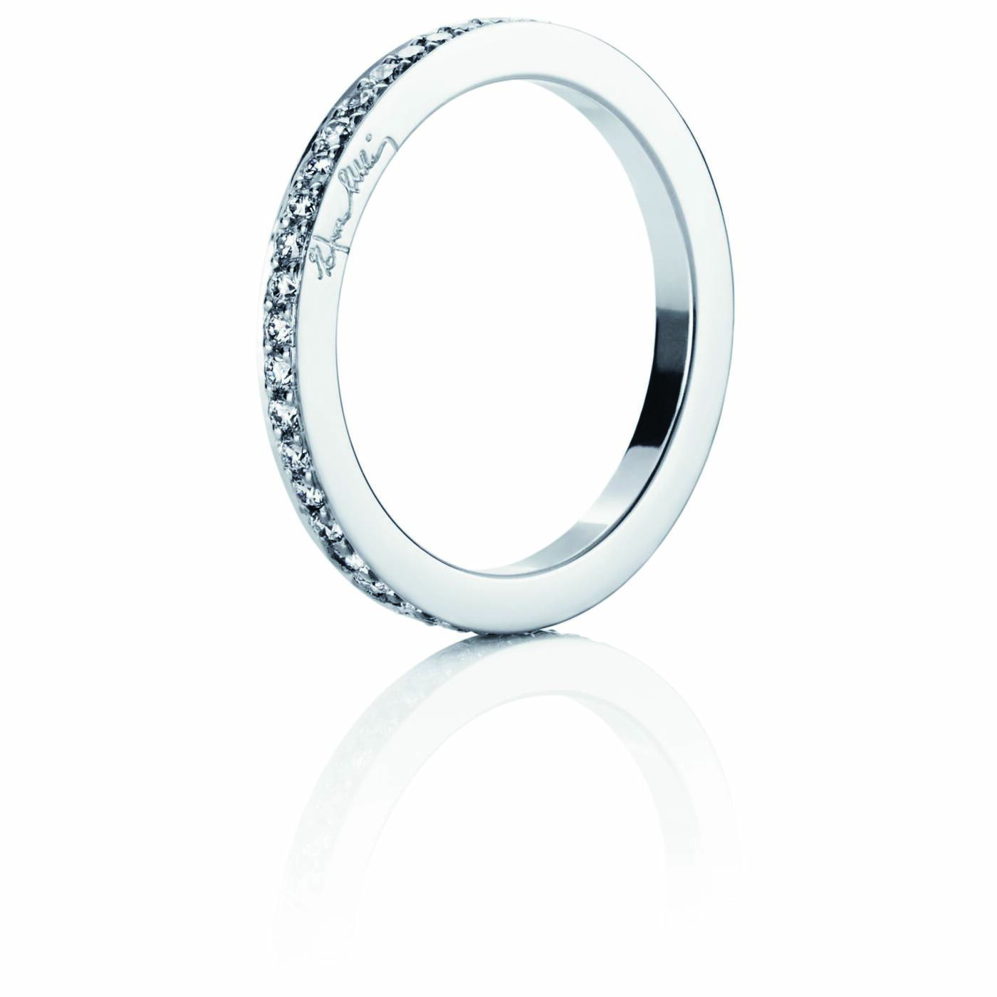 Stars & Signature Thin Ring Vitguld