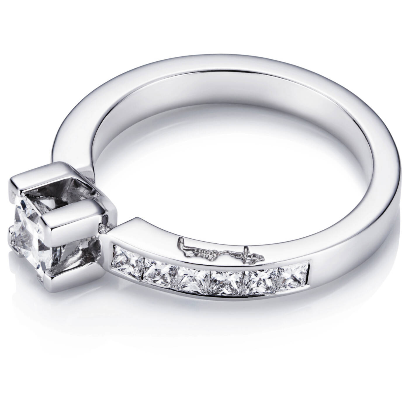 Rock Star Ring Vitguld