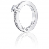 Heart To Heart 0.50 ct diamant Ring Vitguld