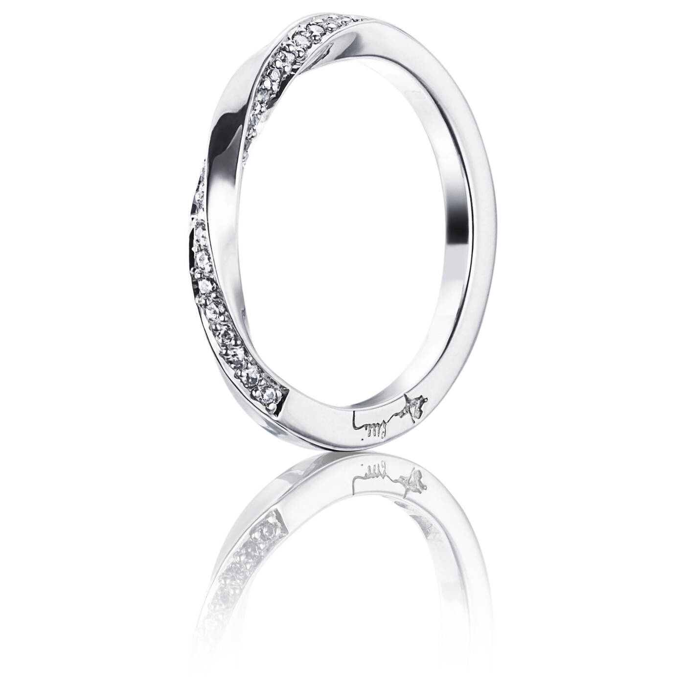 Viking & Stars Ring Vitguld