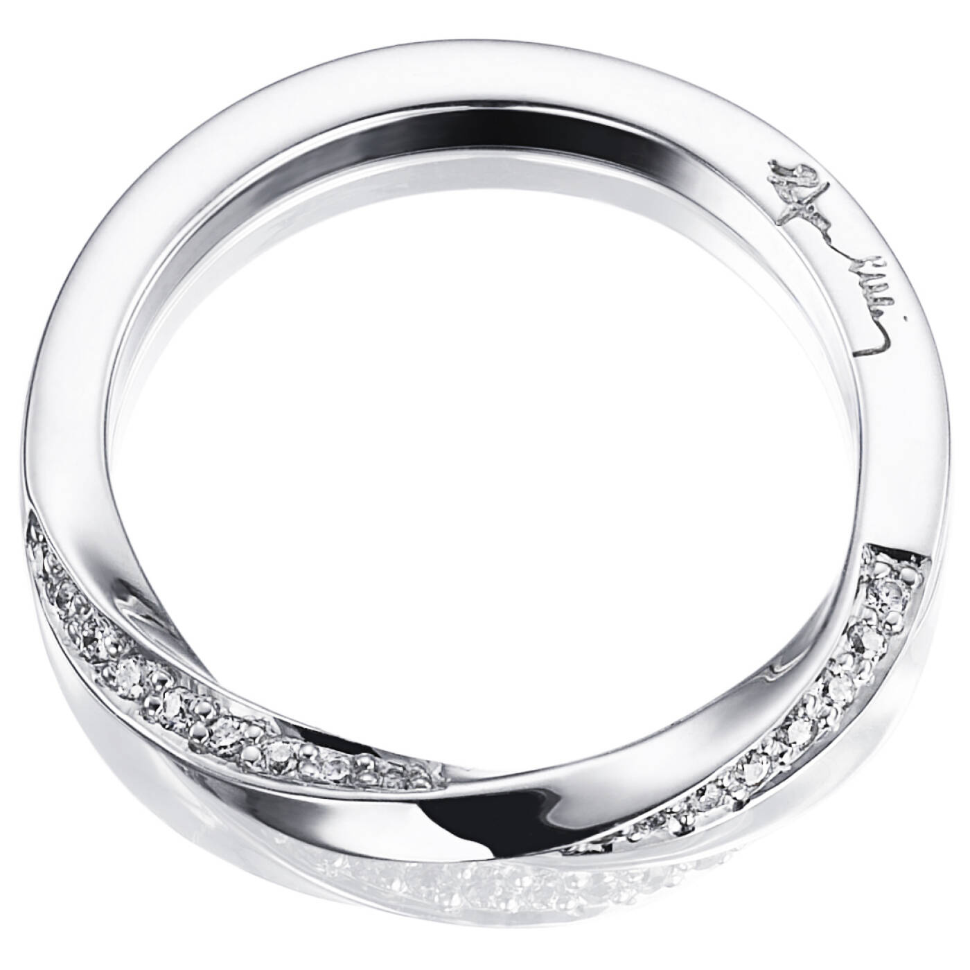 Viking & Stars Ring Vitguld