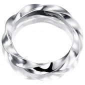 Viking Wide Ring Vitguld