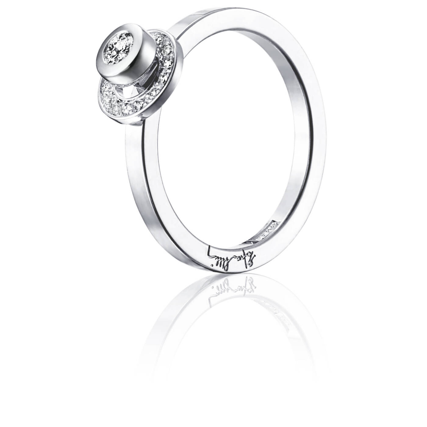 AVO Wedding Ring Vitguld