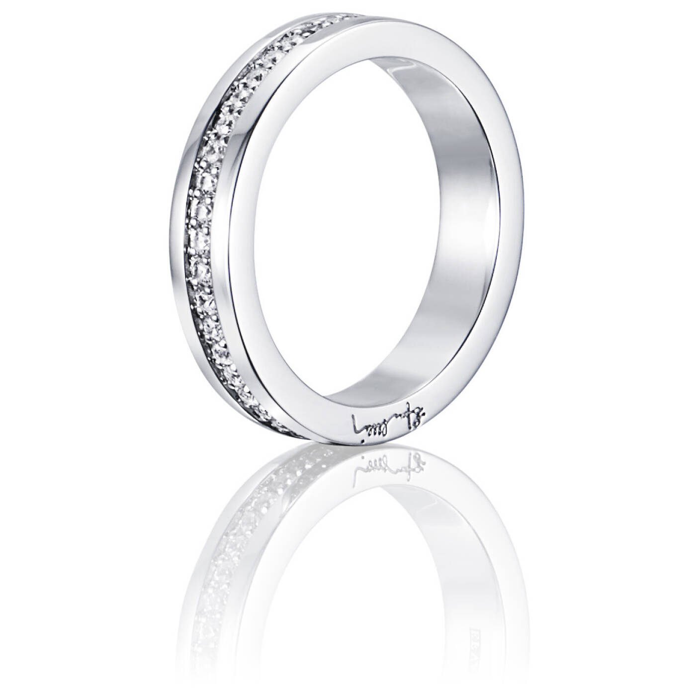 4½ & Stars Ring Vitguld