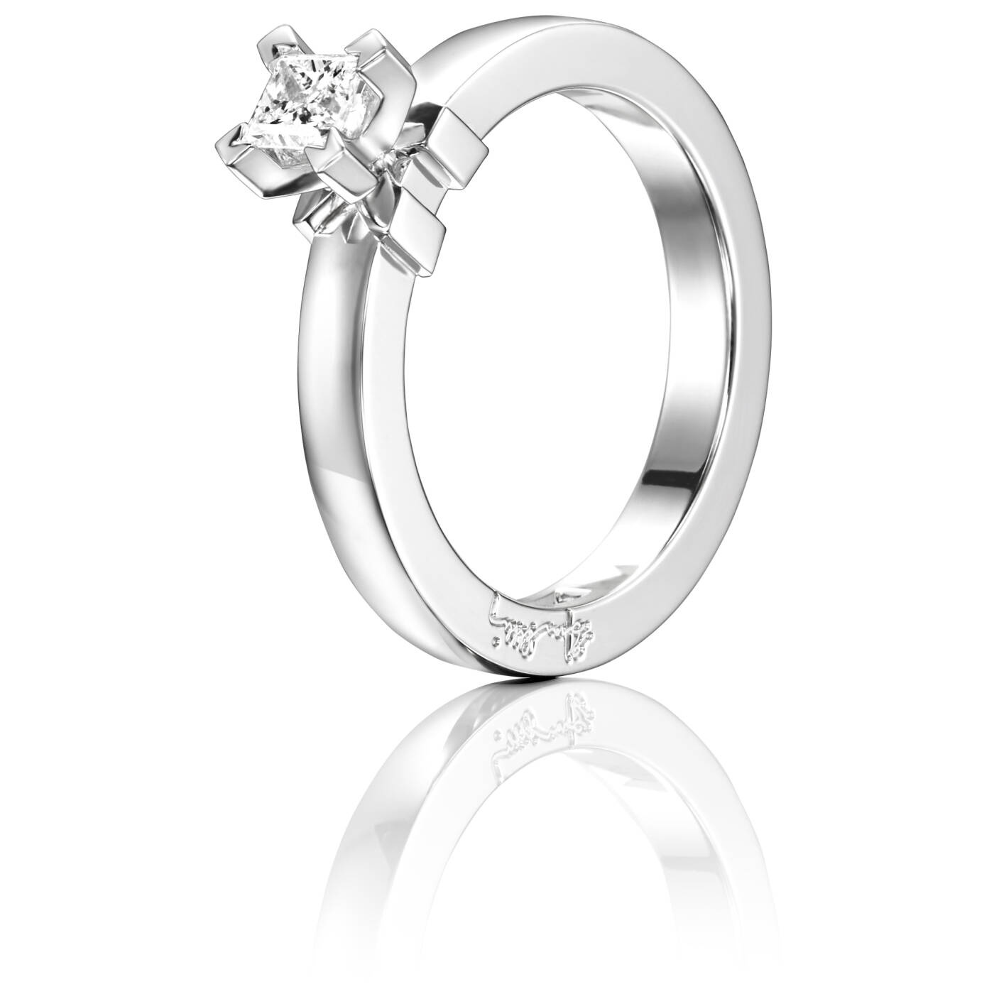 Dolce Vita Princess 0.30 ct diamant Ring Vitguld
