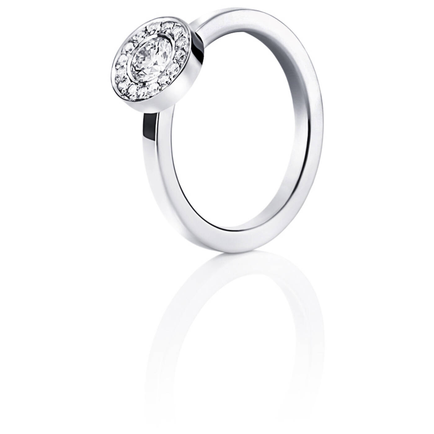 Wedding & Stars 0.40 ct diamant Ring Vitguld