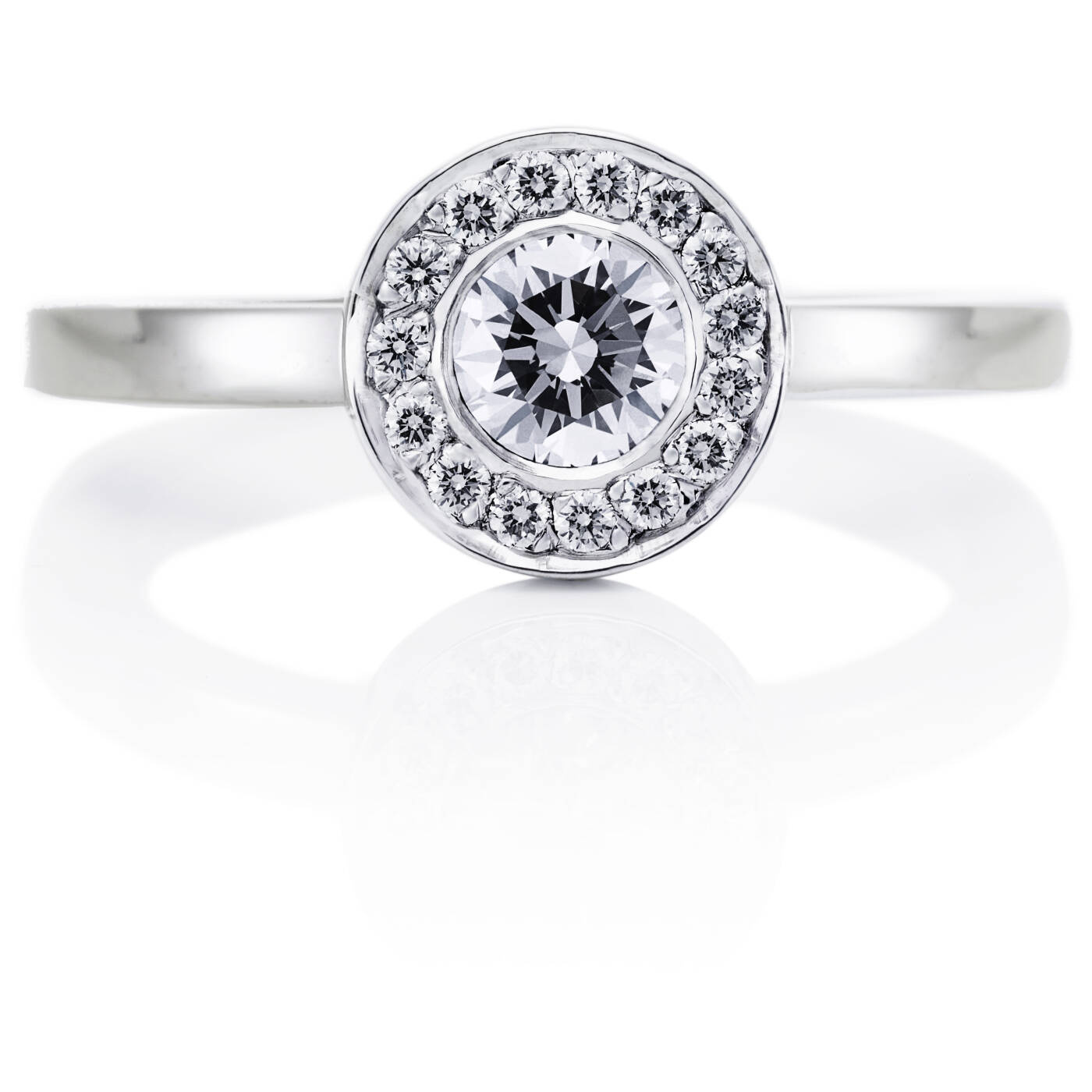 Wedding & Stars 0.40 ct diamant Ring Vitguld