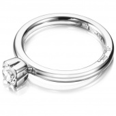 Love Bead Wedding 0.30 ct diamant Ring Vitguld