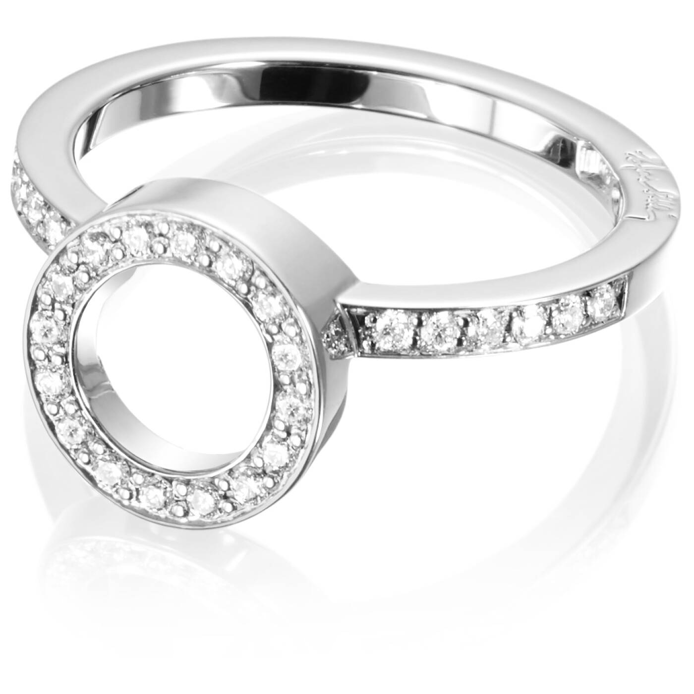 Circle Of Love I Ring Vitguld