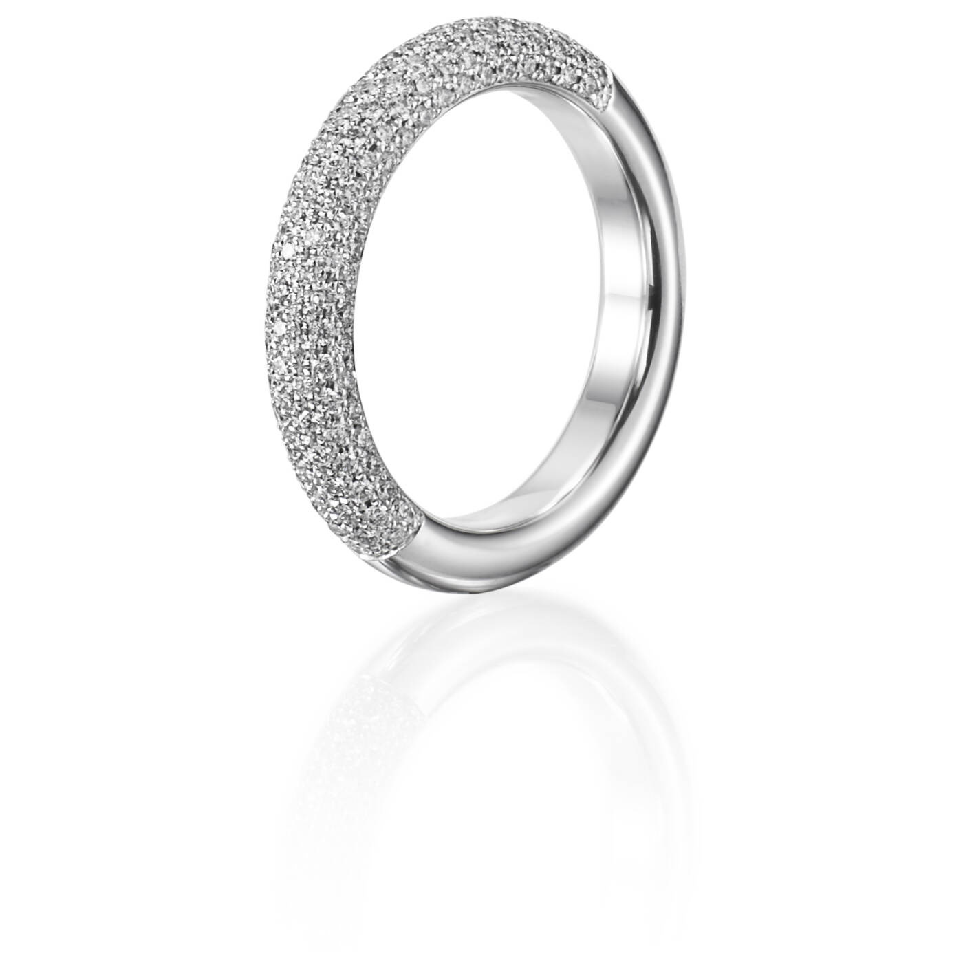 Million Stars Ring Vitguld