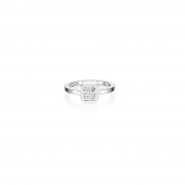 4 Love 0.40 ct diamant Ring Vitguld