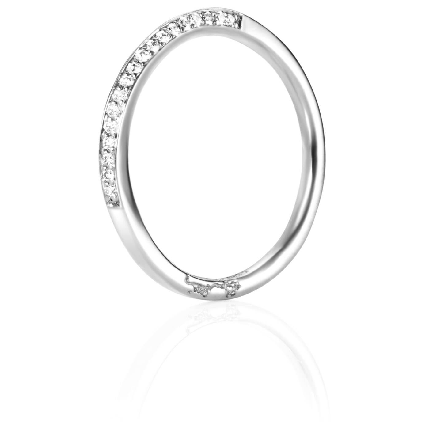 Sparkling Way Ring Vitguld