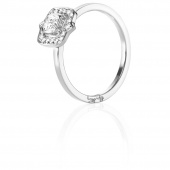 The Mrs 0.30 ct diamant Ring Vitguld
