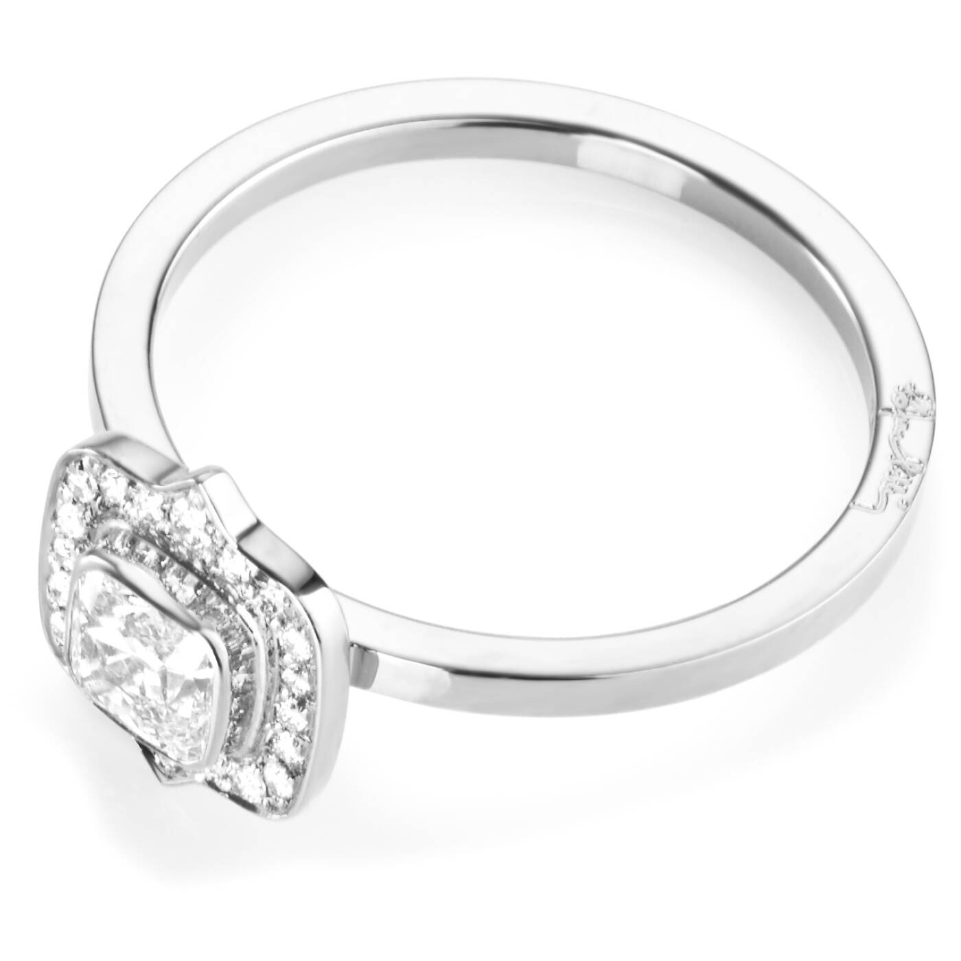 The Mrs 0.50 ct diamant Ring Vitguld