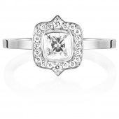The Mrs 0.50 ct diamant Ring Vitguld