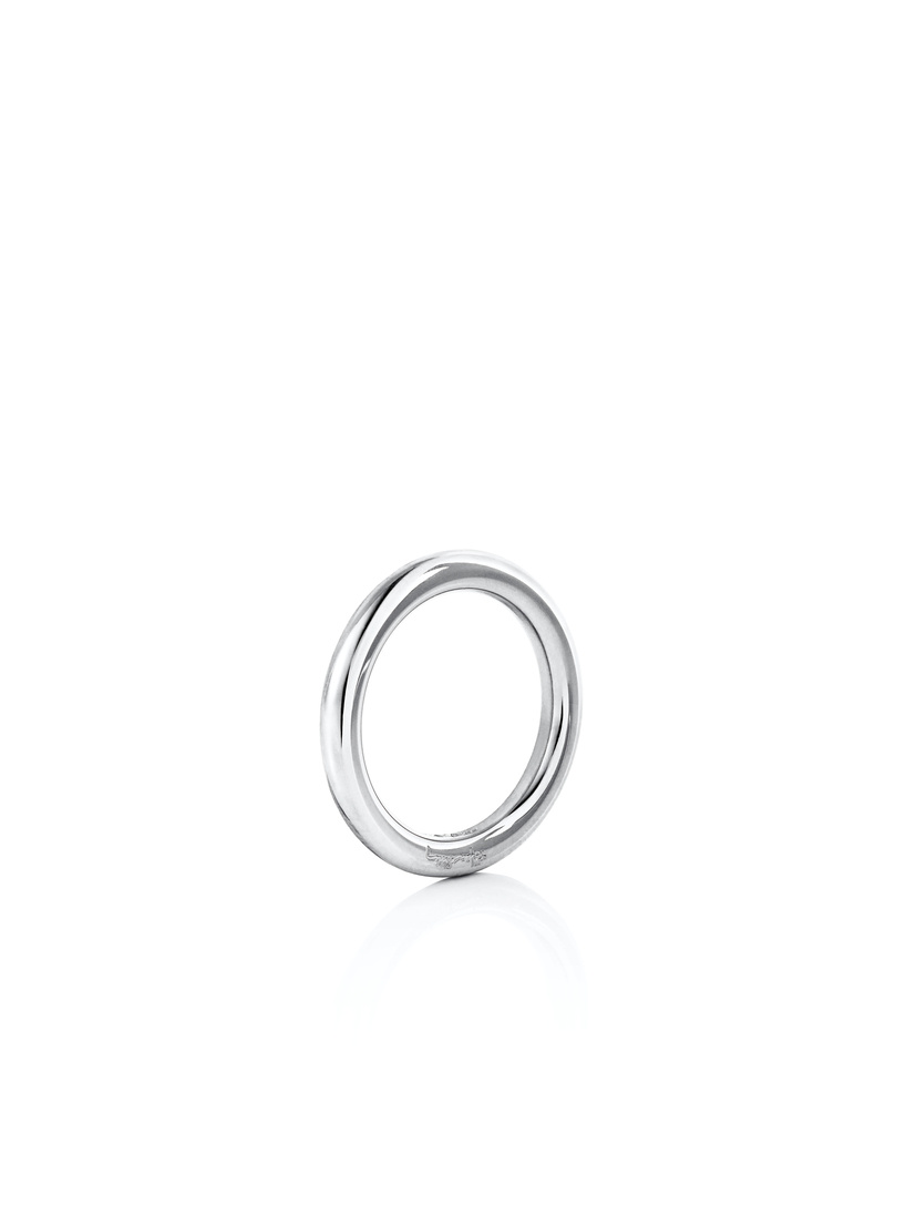 One Love Thin Ring Vitguld