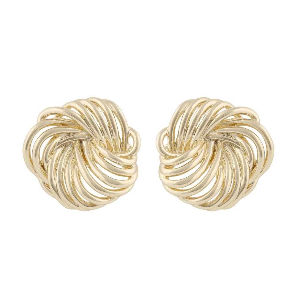 Dakota big round örhänge Guld