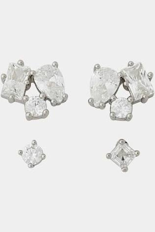 River ear set Silver