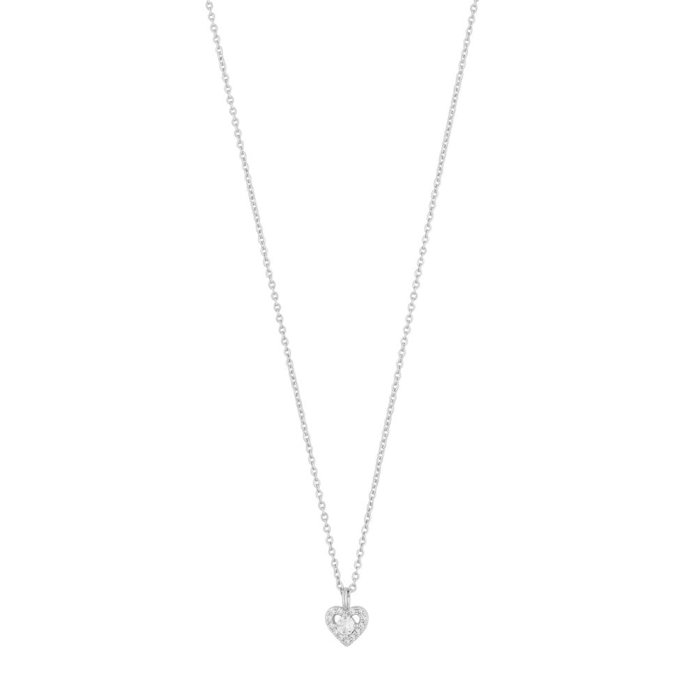 Nisi heart pendant Halsband Silver