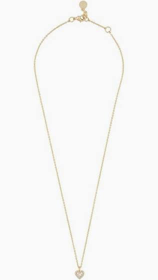 Nisi heart pendant Halsband Guld