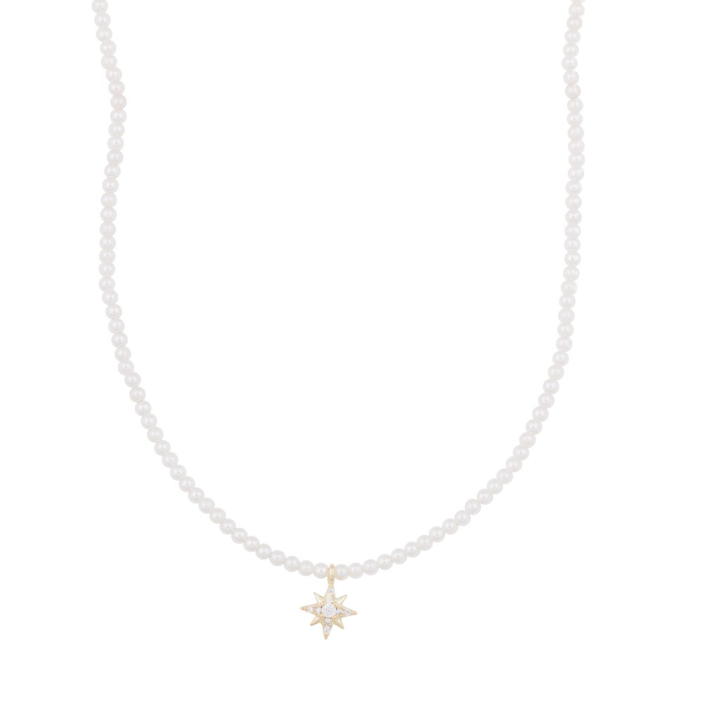 Stellaris pendant pearl Halsband Guld