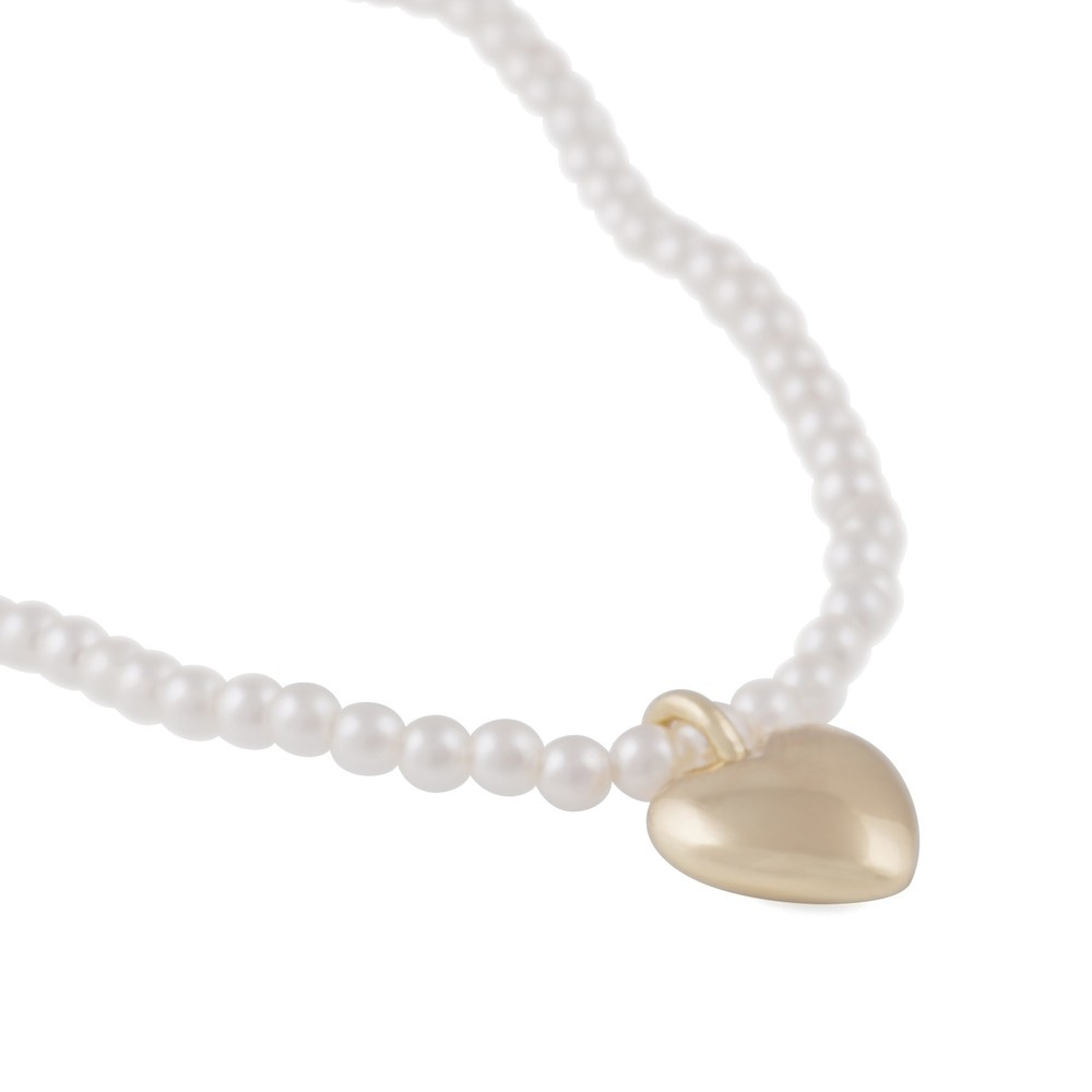 Lovely pendant pearl Halsband Guld