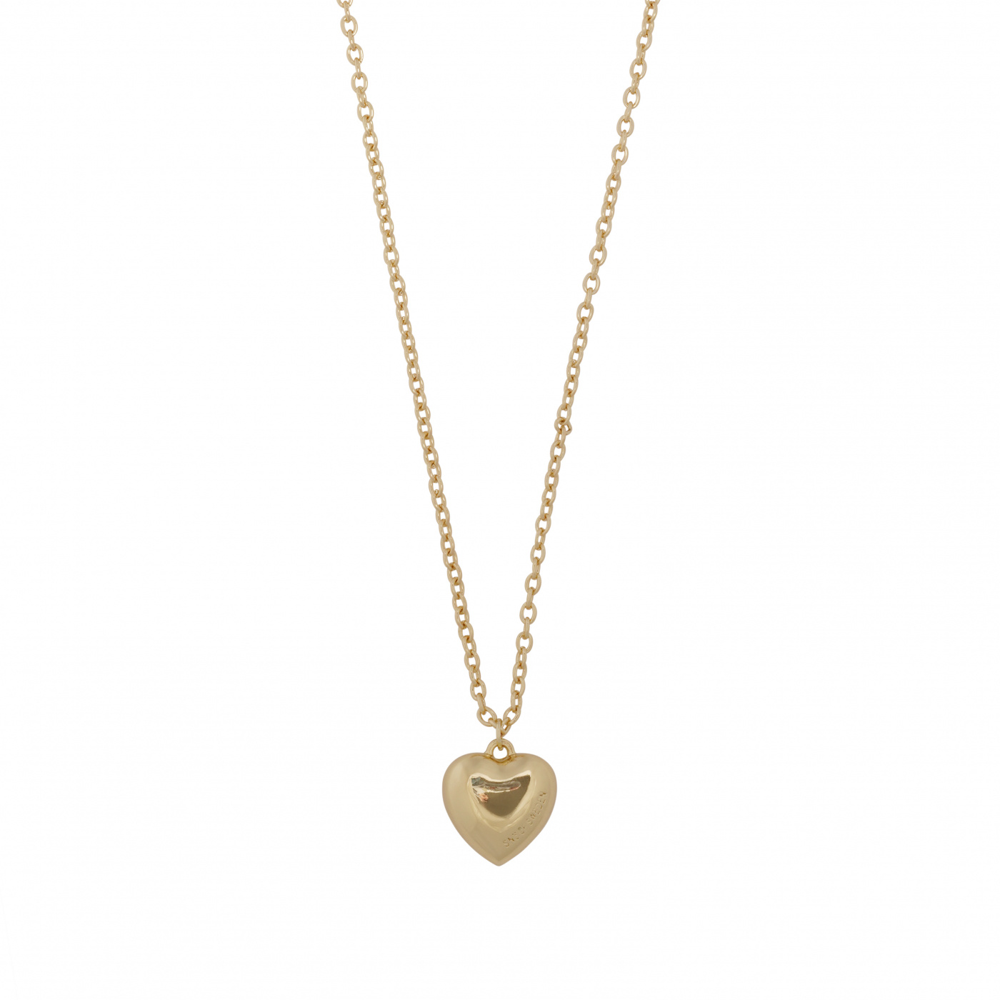 Cute big heart Halsband Guld