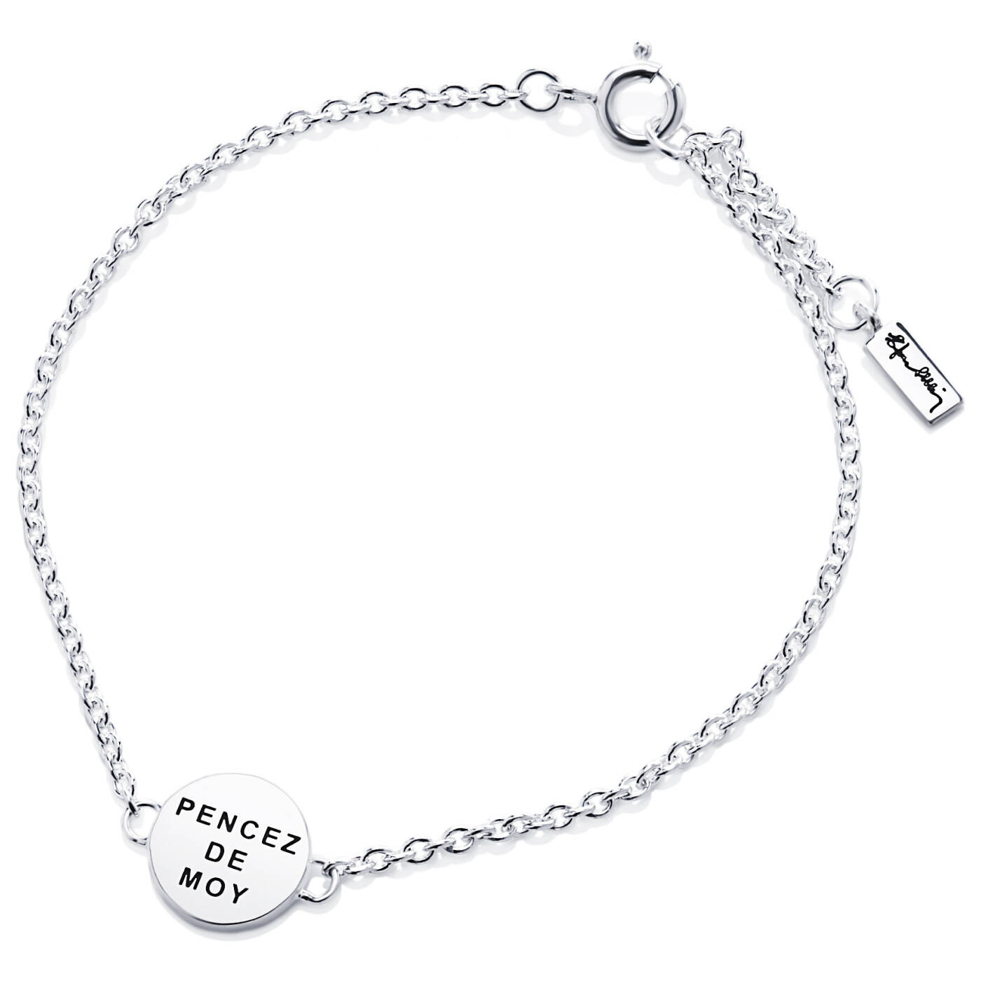 Mini Pencez De Moy Armband Silver 17-19 cm