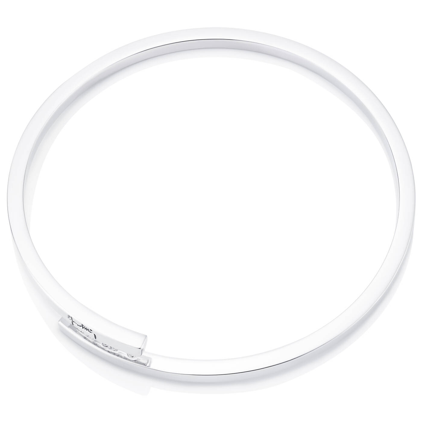 Twist Around Cuff Armband Silver