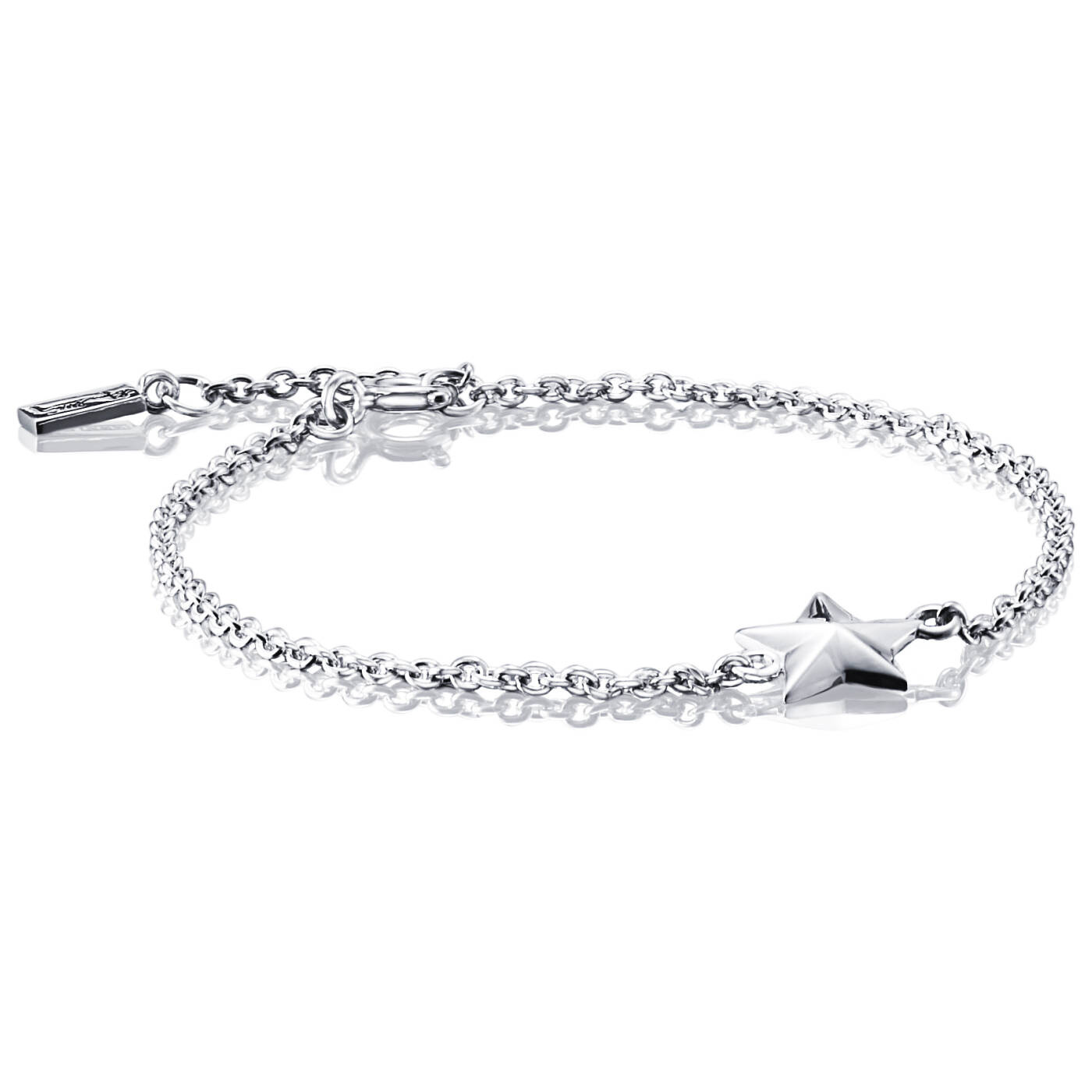 Catch A Falling Star Armband Silver 15-19 cm
