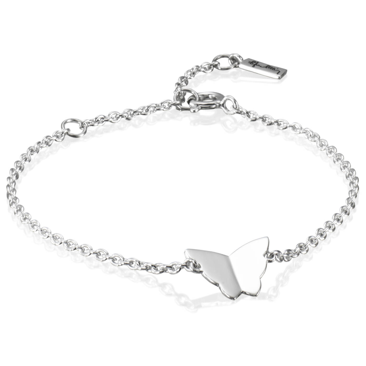 Little Miss Butterfly Armband Silver 17-19 cm