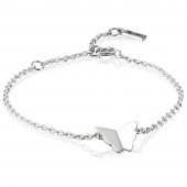 Little Miss Butterfly Armband Silver 17-19 cm