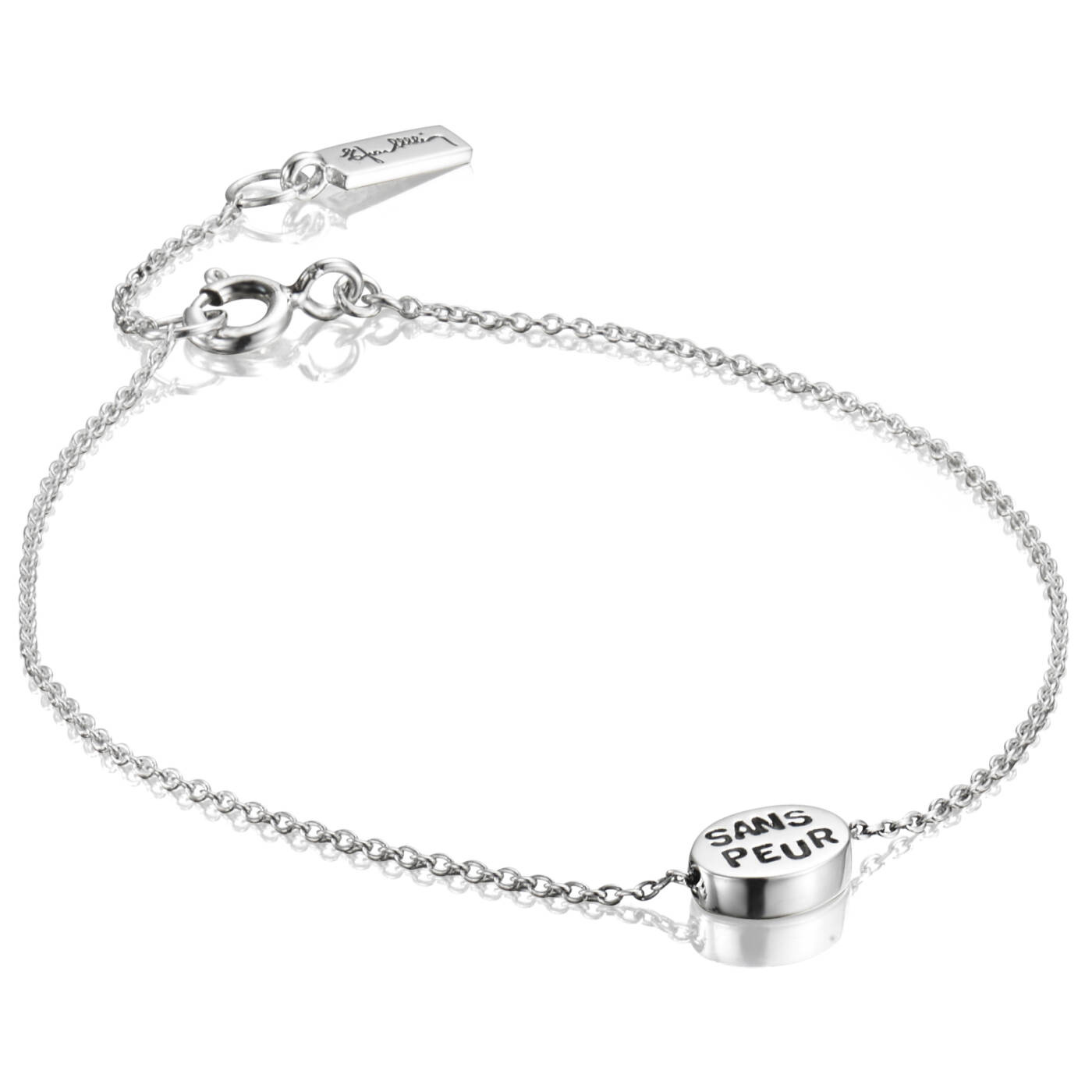 Mini Me Sans Peur Armband Silver 17-19 cm