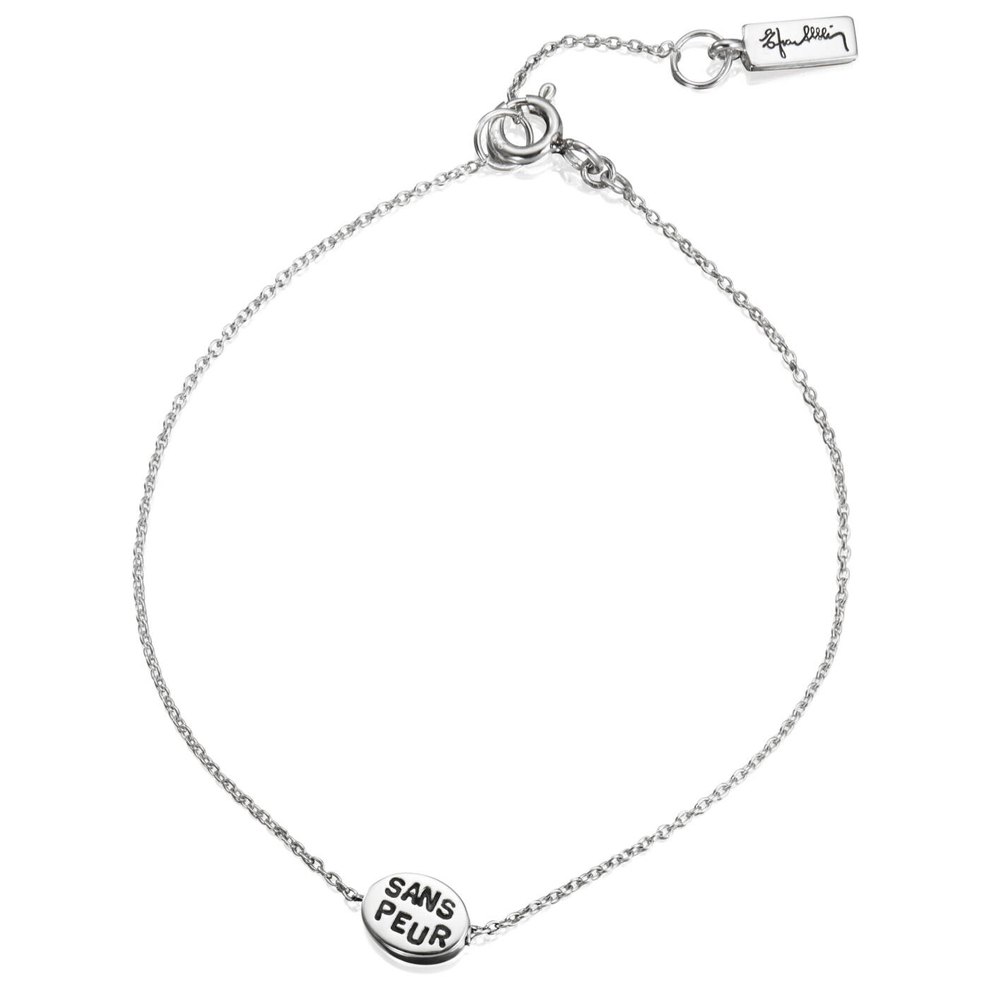 Mini Me Sans Peur Armband Silver 17-19 cm