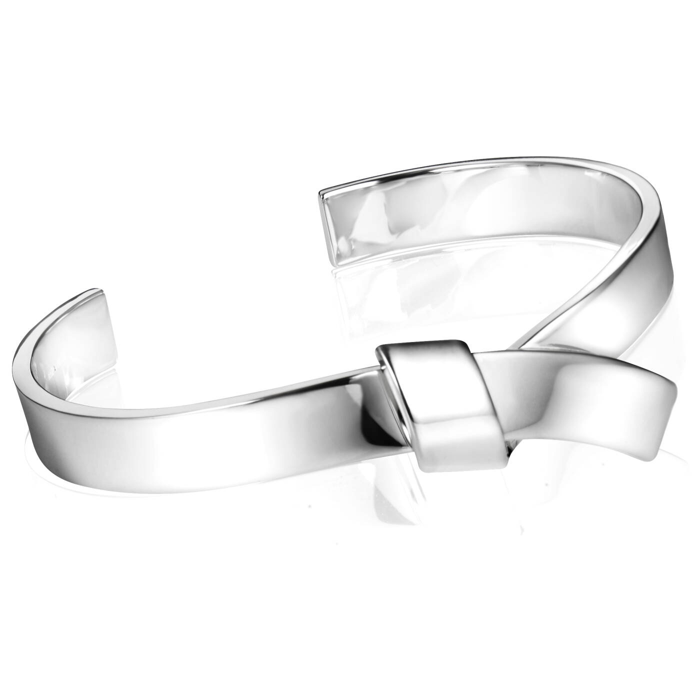 Friendship Cuff Armband Silver