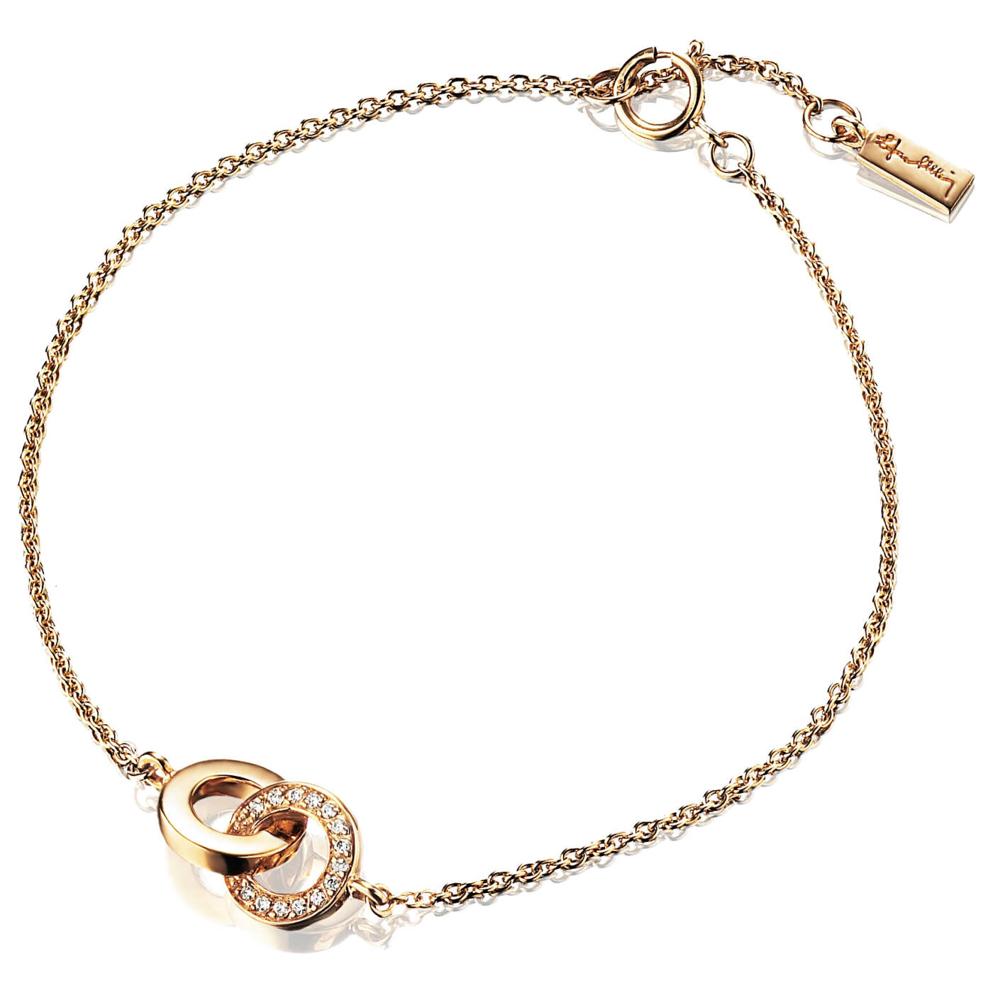 You & Me Armband Guld 15-19 cm