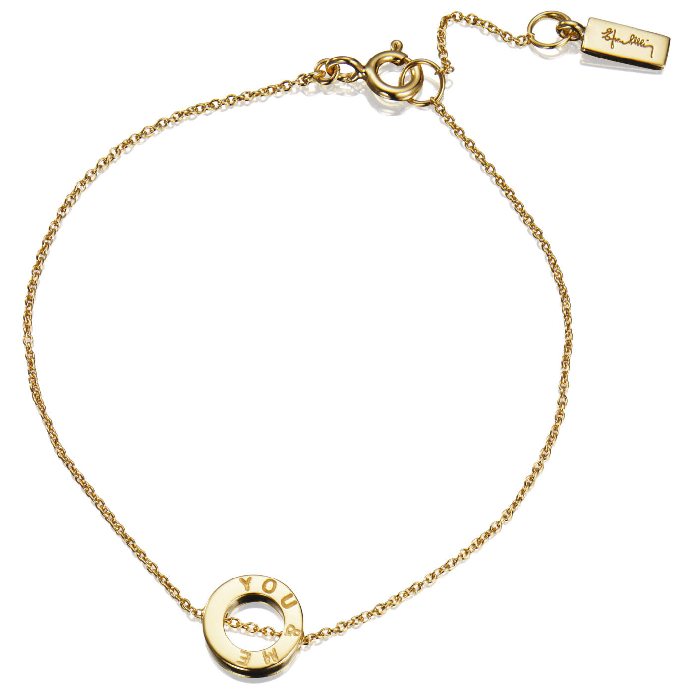 Mini Me You & Me Armband Guld 17-19 cm