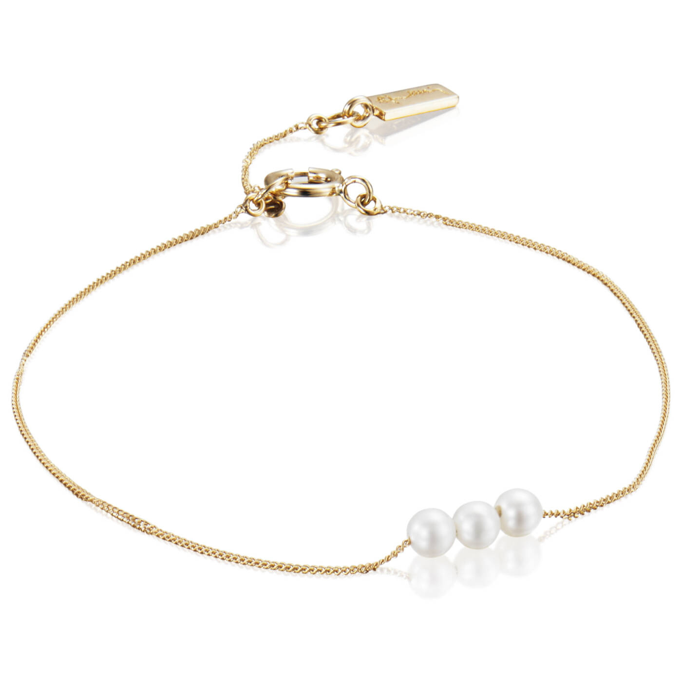 My Little Pearl Armband Guld 15-17 cm