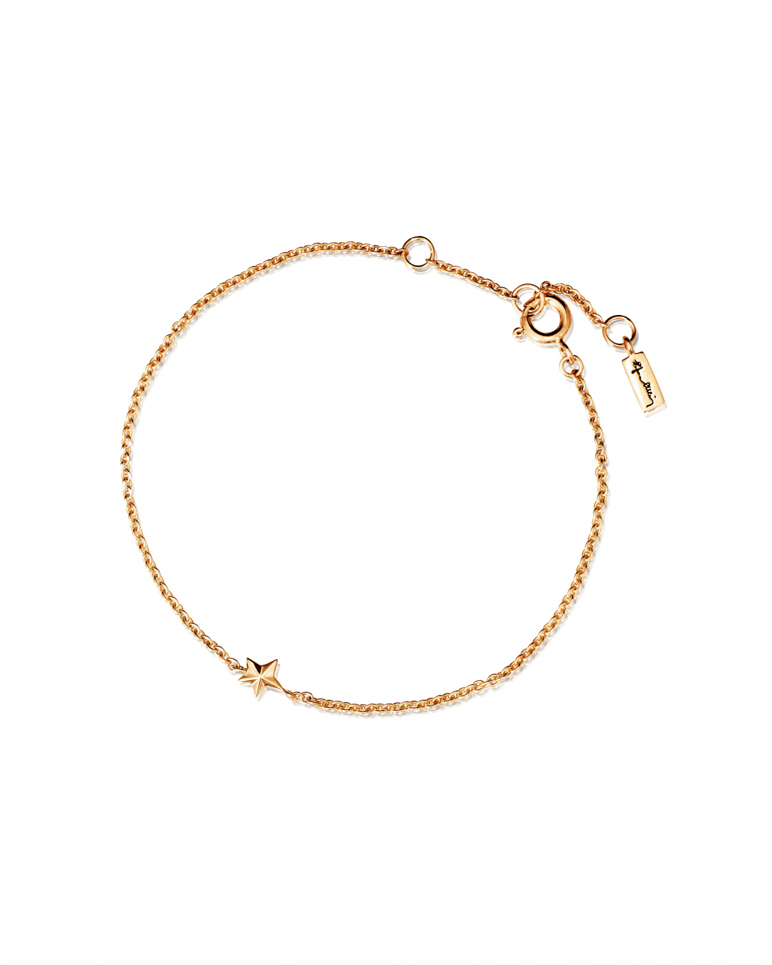 Micro catch a falling star Armband Guld