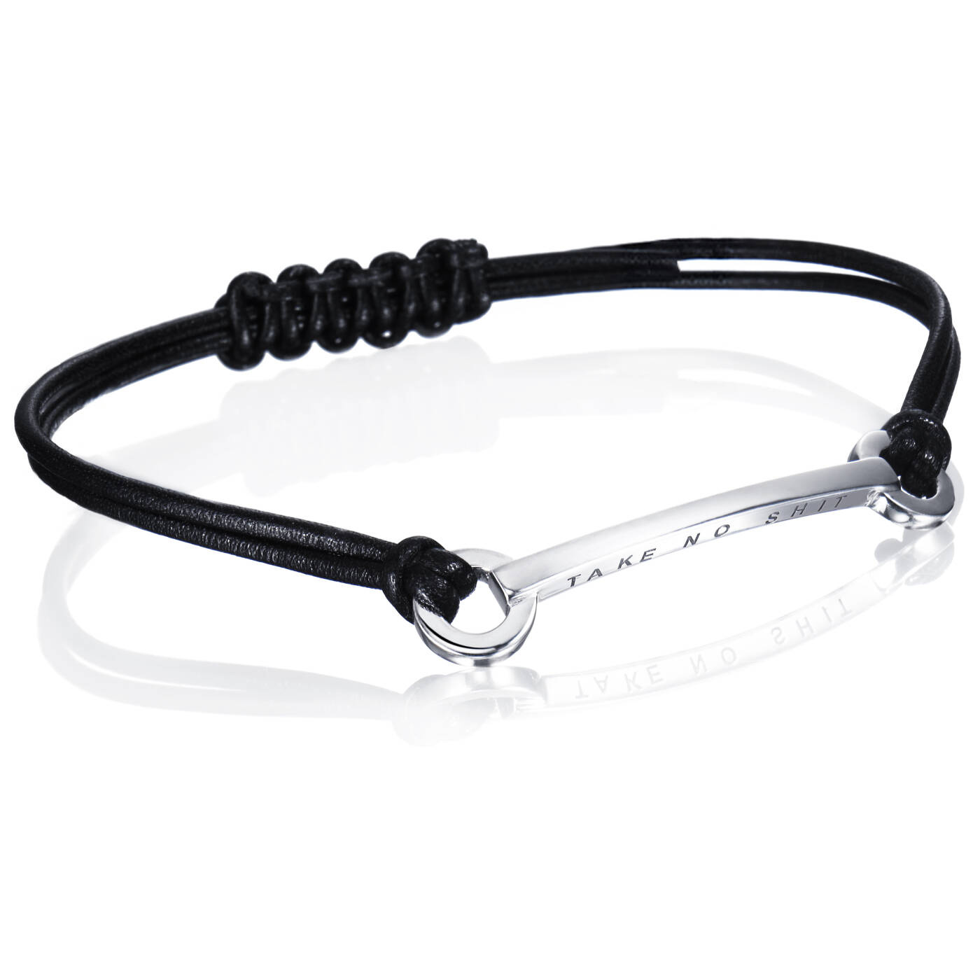 Take No Shit Leather Armband